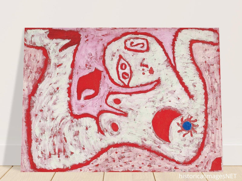 Paul Klee A Woman For Gods abstract painting.