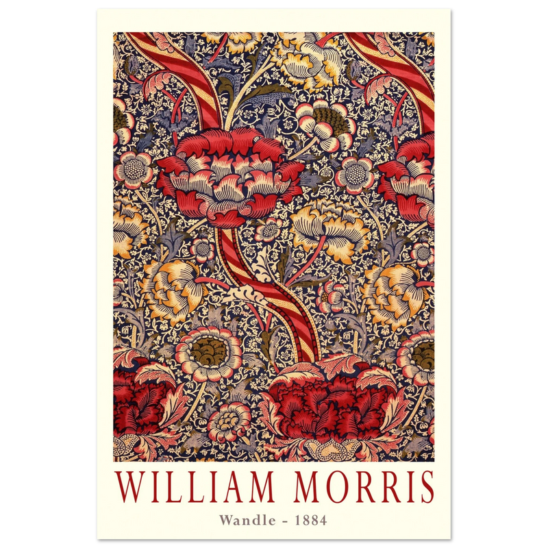 William Morris Wandle  from printed cotton original.