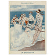 Poules d' Eau by Fabien Fabiano.  illustration of an illustration published in Fantasio Magazine in the 30s.