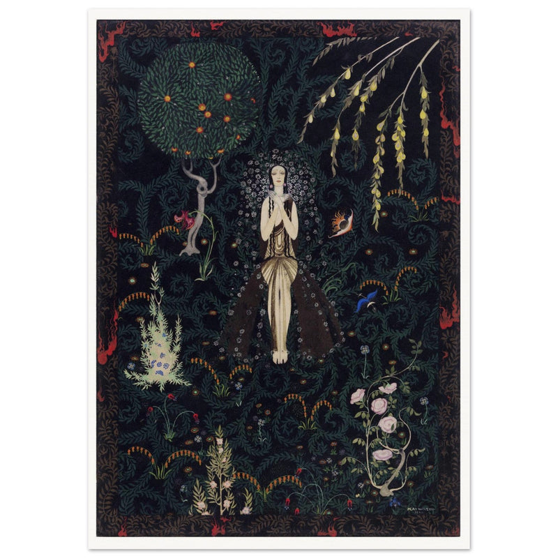 Kay Nielsen and his illustration Flowers and Flames 1921 .
