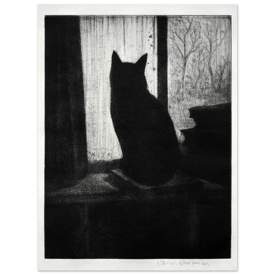 The Cat poster reproduction Author : Cristopher Richard Wynne Nevinson