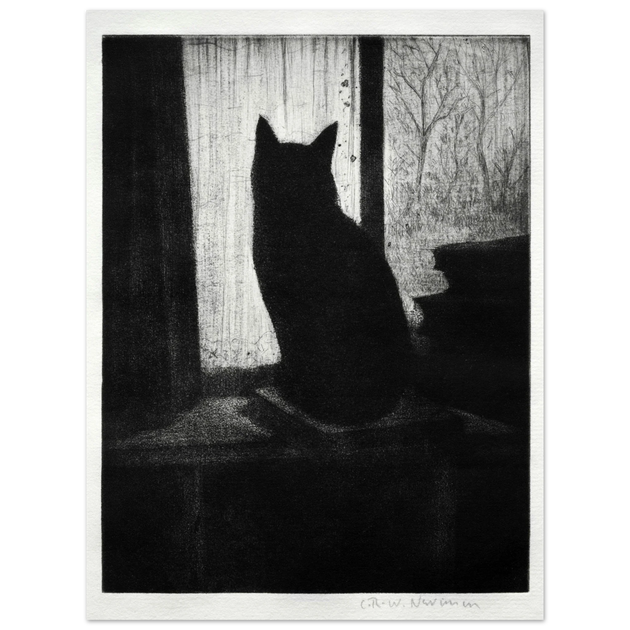 The Cat poster reproduction Author : Cristopher Richard Wynne Nevinson