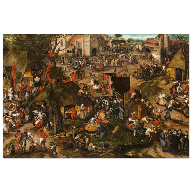 A Flemish Kermis with a Performance of the Farce by Peeter Baltens.