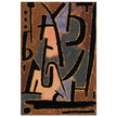 Paul Klee Bedrohliche Zeichen ( Threatening signs ). Abstract painting.  artwork. Wallart