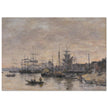 Bordeaux  the Harbor France by Eugene Boudin 1874.