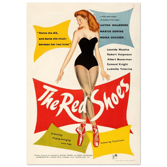 The Red Shoes movie poster.