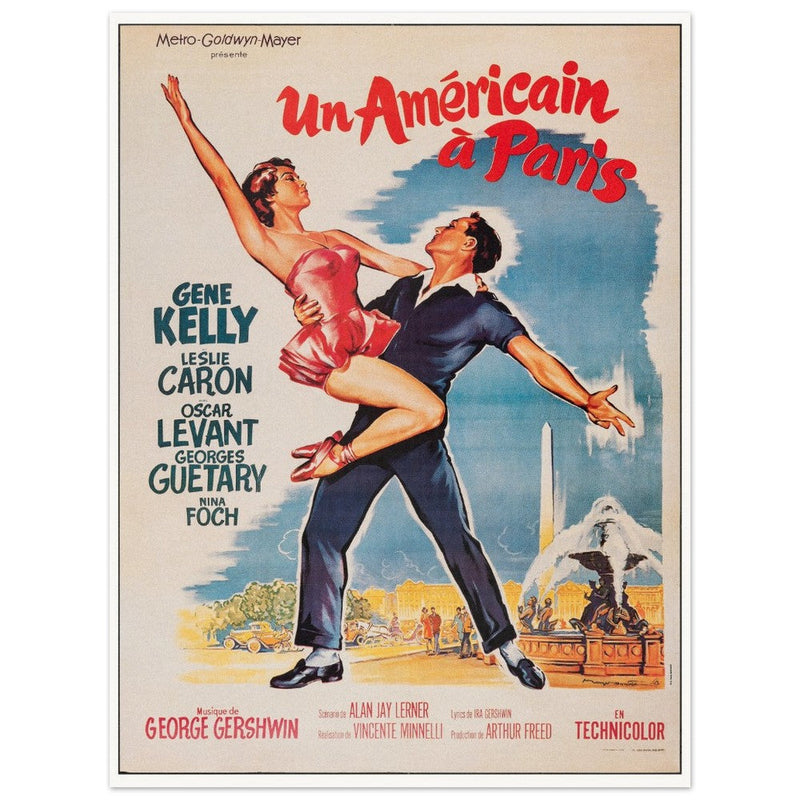 Un Americain a Paris movie poster.