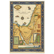 The Picture Map of the Holy Land by Harold Haven Brown . Biblical Palestine vintage map.