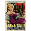 Giungla d' Asfalto ( The Asphalt Jungle ) historic italian movie poster reproduction.