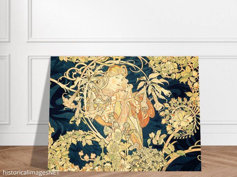 Art Nouveau Alphonse Mucha La Plume.