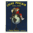 Le Cacao Poulain vintage advertising poster by Leonetto Cappiello.
