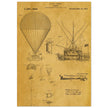Airship patent illustration by T S C Lowe. Air Balloon