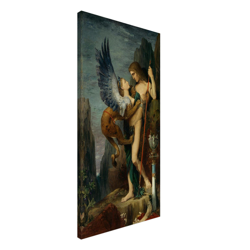 Oedipus and the Sphinx painting by Gustave Moreau