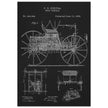 Road vehicle patent 540648 1895 by Charles Edgar Duryea. Automobile car history