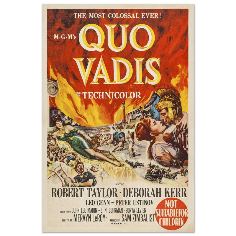 Quo Vadis movie poster.