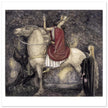 John Bauer vintage illustration print . The ring fairy tale. The prince and the girl.
