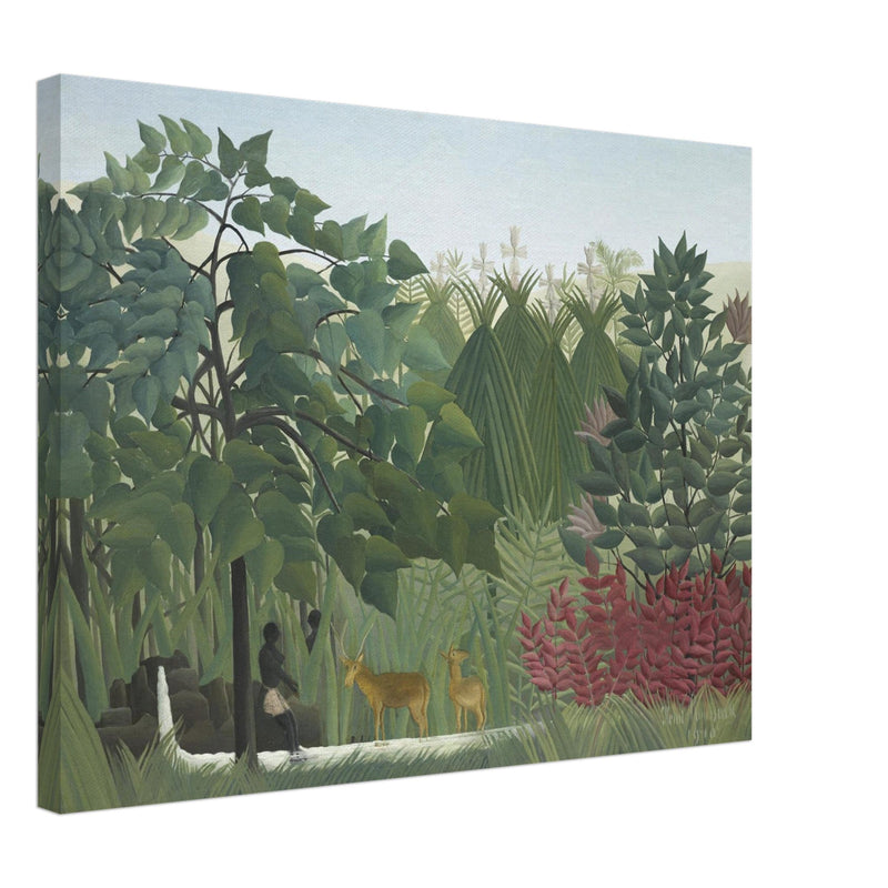 Henri Rousseau The Waterfall painting