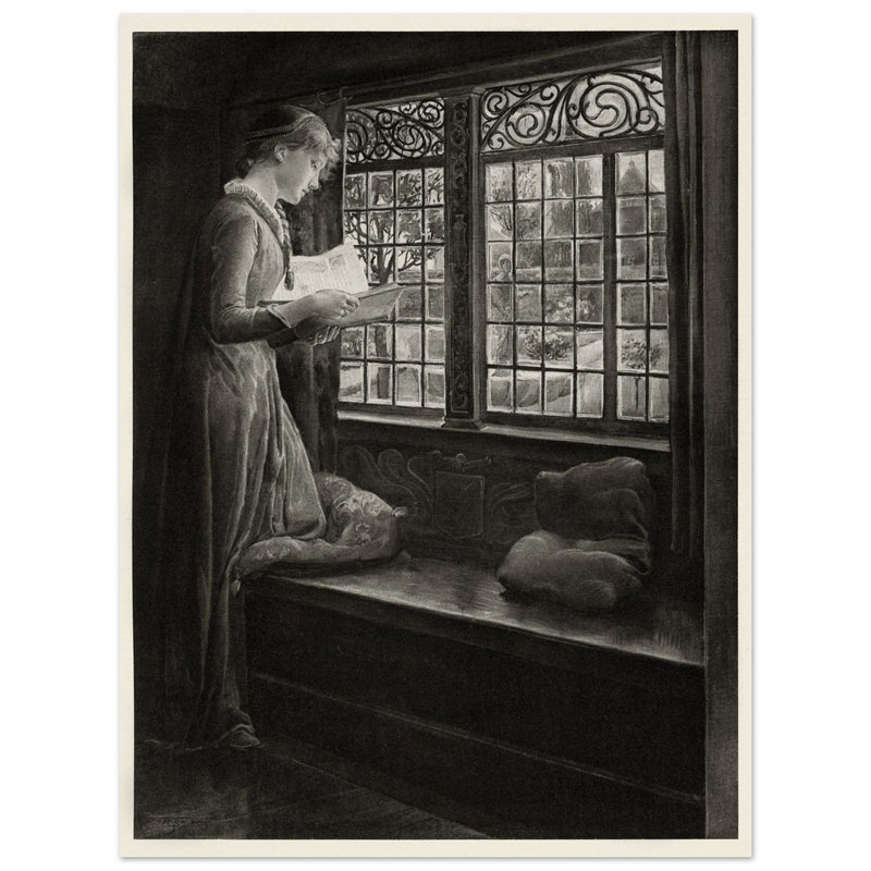 The Eve of Saint Mark –  by Will Hicok Low, illustration for John Keats’ Odes and Sonnets (1887)