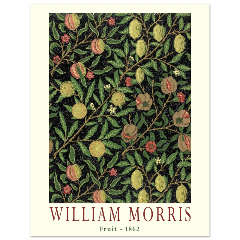 William Morris Fruit  vintage artwork.