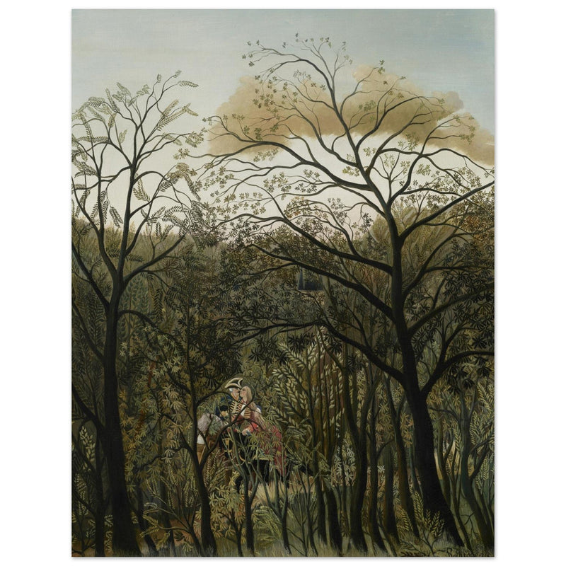 Henri Rousseau Rendezvous in the Forest painting reproduction on canvas o