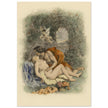 Paul Emile Becat erotic illustration Les Baiseres VI ( The Kisses ) Ecstasy