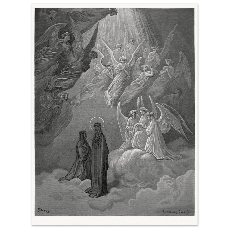 Gustave Dore illustration in the Paradise section in The Divine Comedy.
