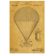 Airship patent drawing by T S C lowe Air balloon illustration