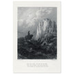 Gustave Dore illustration of King Arthur legend . Camelot . From the book Idylls of the King by Alfred Tennyson.