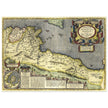 Ancient map of North Africa. Africae Propriae Tabula by Abraham Ortelius