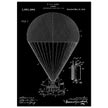Airship patent drawing by T S C lowe Air balloon illustration
