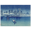 Ushibori by Kawase Hasui woodblock print reproduction,