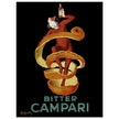 Leonardo Cappiello Bitter Campari master artwork. Vintage retro poster .