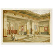 Woman in roman courtyard in Pompeii by D. Capri book project by Fausto and Felice Niccolini.