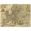 Ancient map of Europe. Nova et Accurata Totius Europae Descriptio by Frederik de Wit