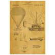 Airship patent illustration by T S C Lowe. Air Balloon