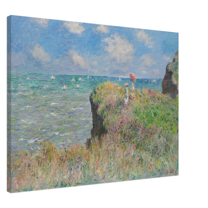 Cliff Walk at Pourville by Claude Monet