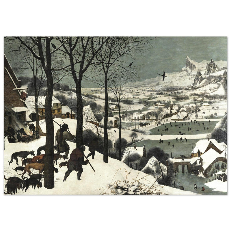 Hunters in the Snow painting by Pieter Bruegel.