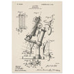 vintage microscope patent by J H Ford.
