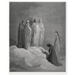 The Divine Comedy by Gustave Dore illustration. Paradise. The Heaven of the fixed stars.