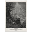 Gustave Dore The Bible engraving print . Jacob's dream.