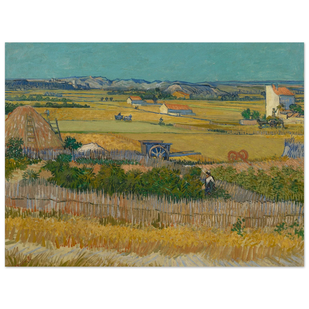 The harvest by Vincent Van Gogh