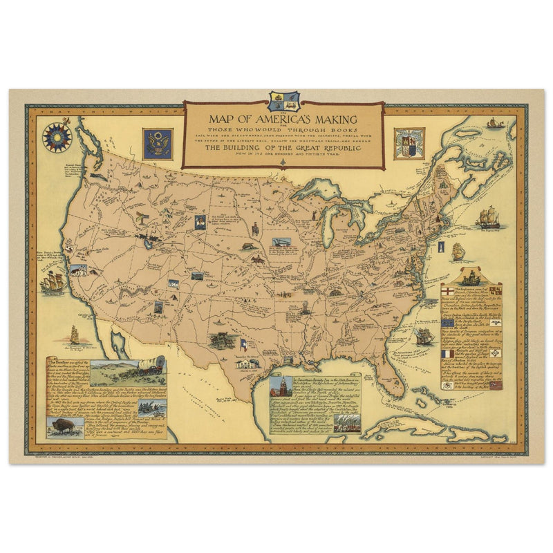The Map of America’s Making by Paul Mayo Paine.