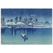 Ushibori by Kawase Hasui woodblock print reproduction,