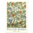 William Morris Trellis vintage wallpaper.  art print of this flower and leaves design