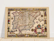 Nova Hispaniae ancient map reproduction of 1610 by Jodocus Hondius based on Gerhard Mercator