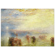 Approach to Venice by Joseph Mallord William Turner. Antique abstract painting of Venice Italy.