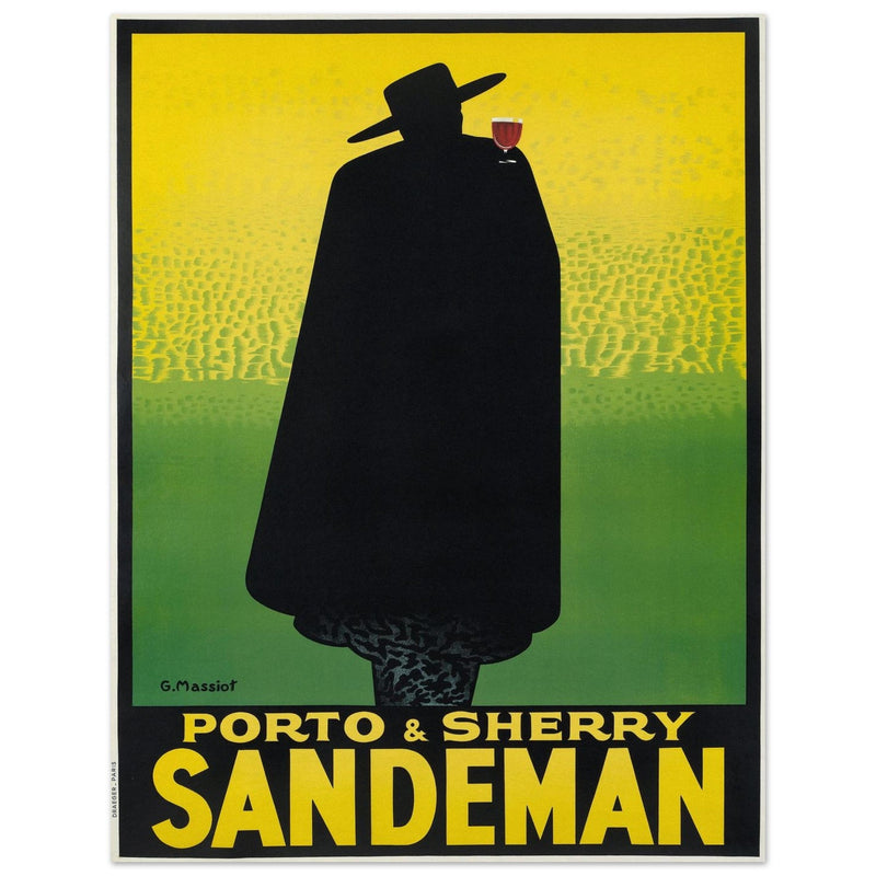 Sandman Porto sherry vintage advertising  . by George Massiot