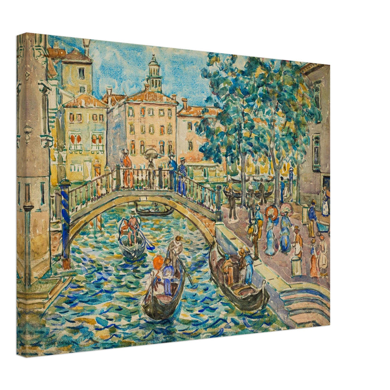 Canaletto antique painting in Venice Italy. Bacino di S. Marco.