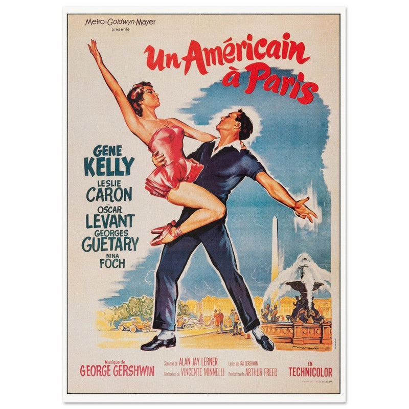 Un Americain a Paris movie poster.