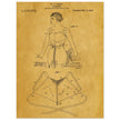 Brassiere patent drawing by M P Jacob.